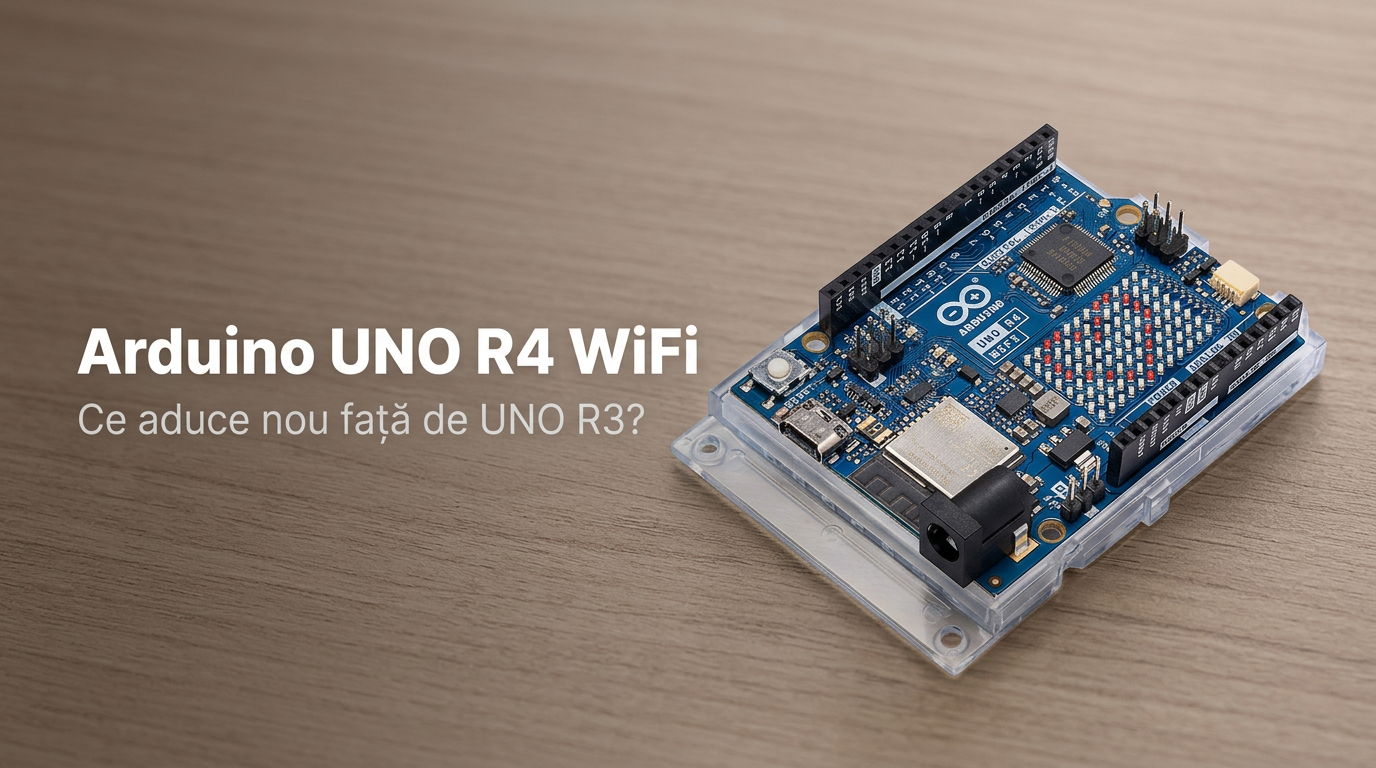 Arduino UNO R4 WiFi: ce aduce nou față de Arduino UNO R3?