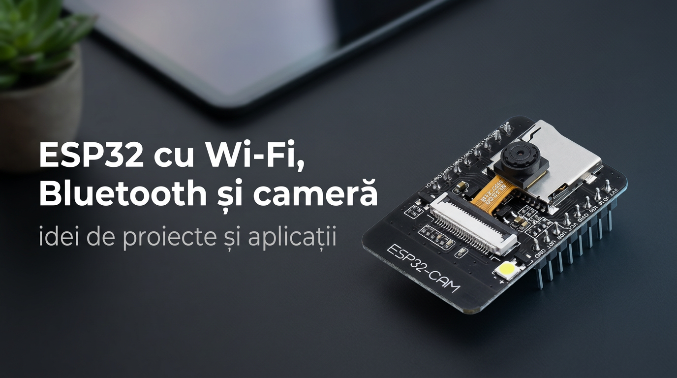 ESP32 cu Wi-Fi, Bluetooth și cameră: idei de proiecte și aplicații