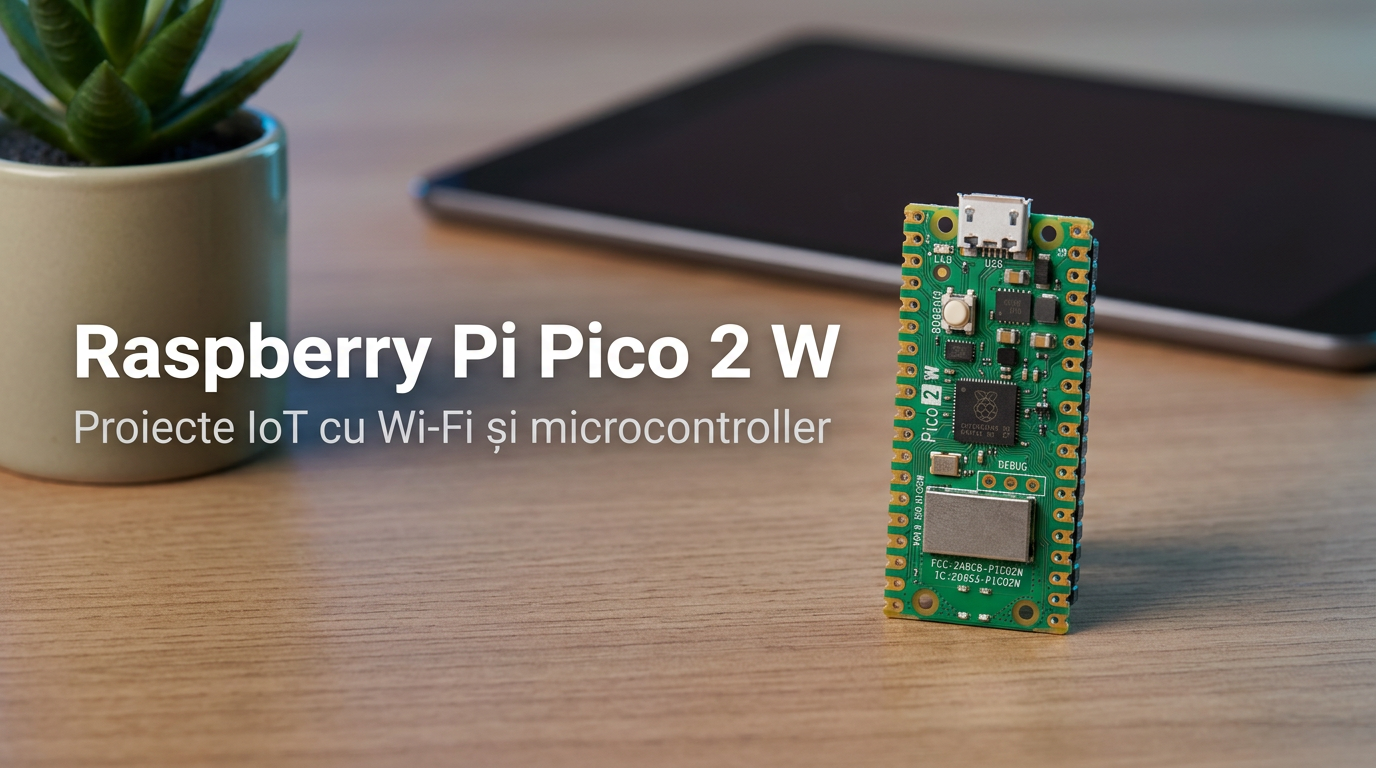 Raspberry Pi Pico 2 W: proiecte IoT cu Wi-Fi și microcontroller