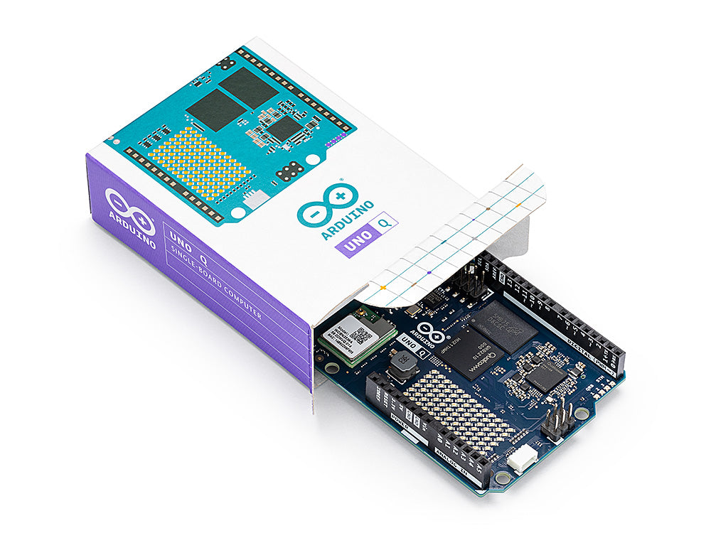 Arduino UNO Q 4 GB RAM, 32 GB eMMC storage