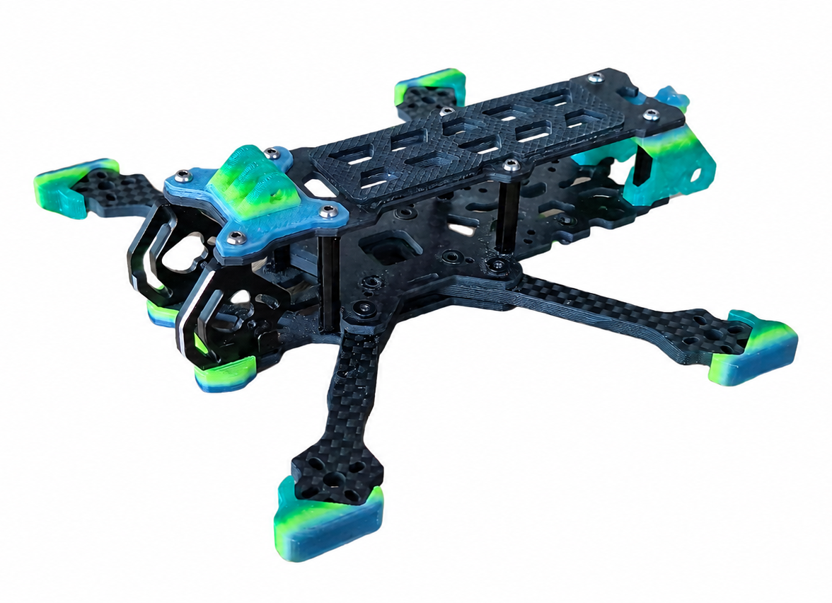 Cadru dronă din fibră de carbon 14 cm