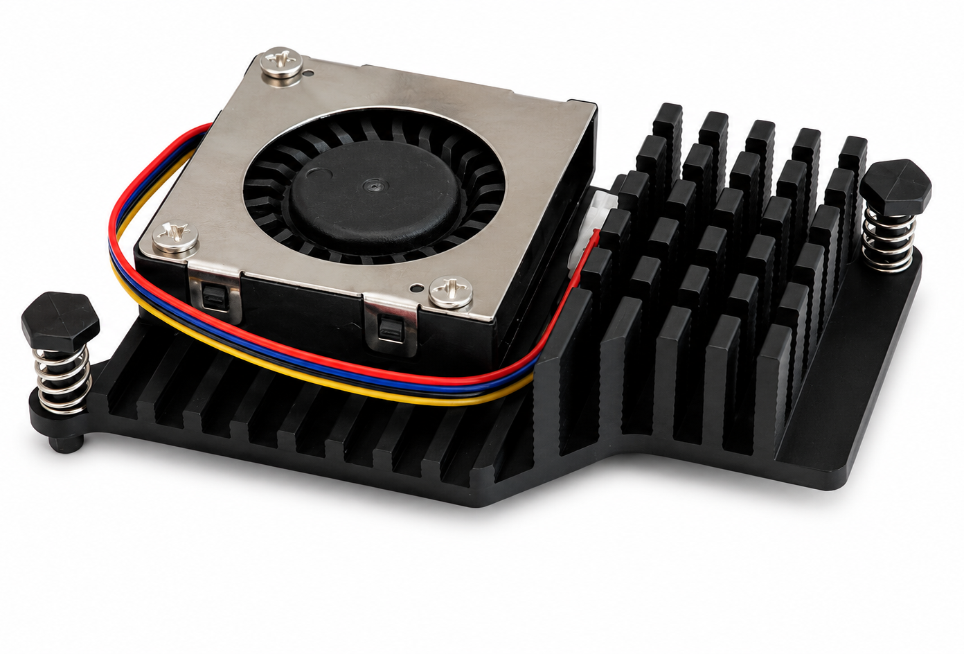 Carcasa plastic Raspberry Pi 5 cu ventilator